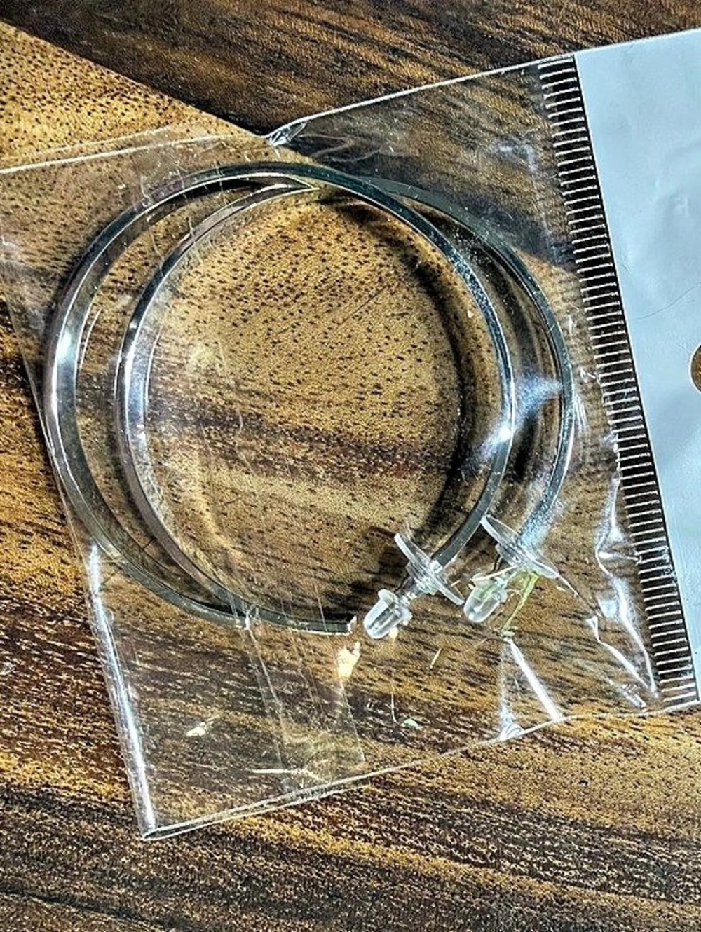 Silver hoop earrings New